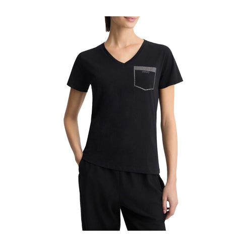 Liu Jo T-shirt T-shirt Donna taschino strass XS P25 - LIU.JOTA5172JS923 - M9278 - XS - Francavilla Moda